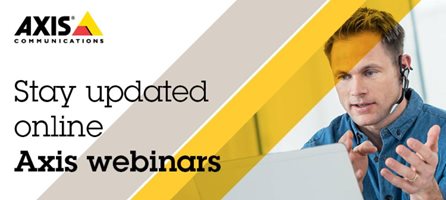 Axis webinars – New Dates!